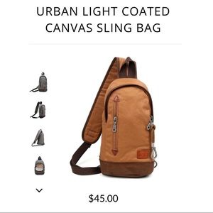 TSD Brand Canvas Sling Bag